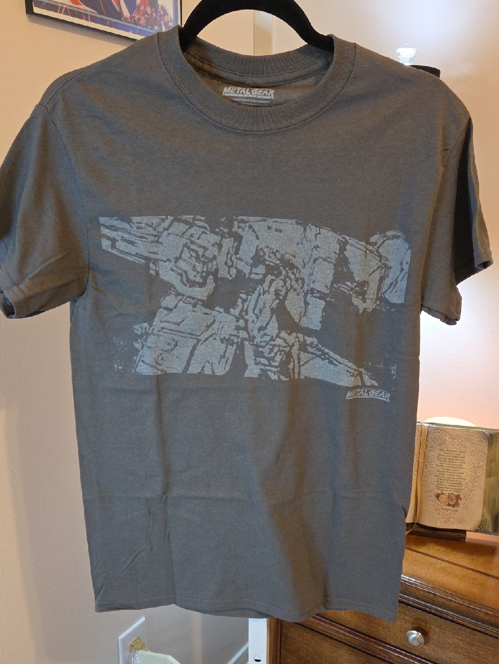 Metal Gear Gray Short-Sleeve Graphic Tee